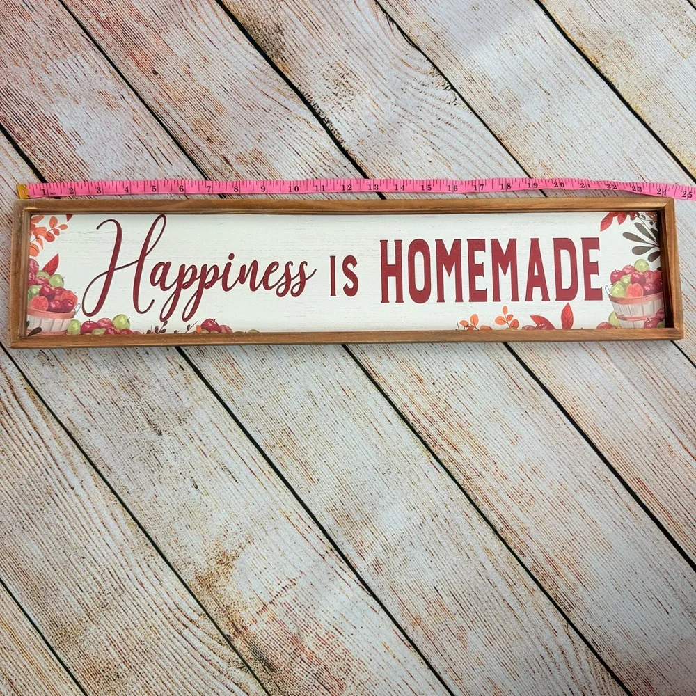 Happiness is Homemade Fall Thanksgiving Sign Kitchen Decor - Picture 2 of 4